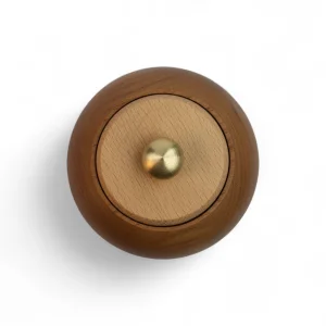 شکلات خوری چوبی در دار دسته برنجی کد WD6373