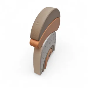 مجسمه پازلی چوبی طرح قارچ کد WD6382