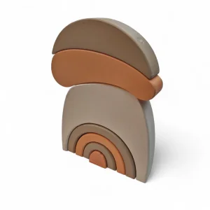 مجسمه پازلی چوبی طرح قارچ کد WD6382