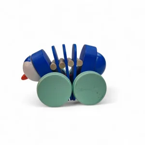 حیوانات چوبی چرخ دار طرح هزارپا  کد WD6386