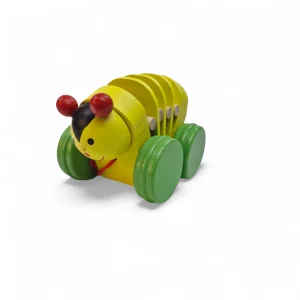 حیوانات چوبی چرخ دار طرح هزارپا  کد WD6386