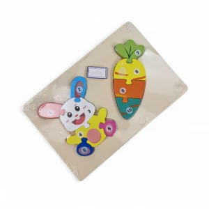 پازل شماره دار دو تایی طرح خرگوش  کد WD6398