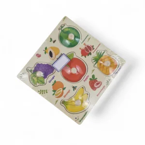 پازل چوبی دکمه ای طرح میوه کد WD6396