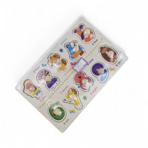 پازل چوبی کودک طرح اعداد کد WD6395