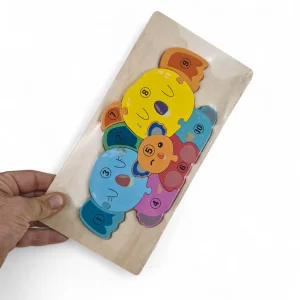 پازل چوبی شماره دار طرح کوآلا کد WD6394