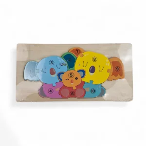 پازل چوبی شماره دار طرح کوآلا کد WD6394