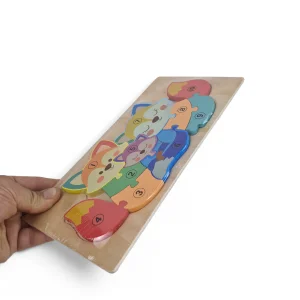 پازل چوبی طرح روباه کد WD6393