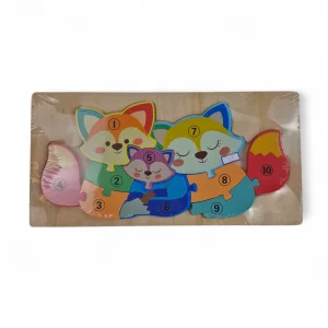 پازل چوبی طرح روباه کد WD6393