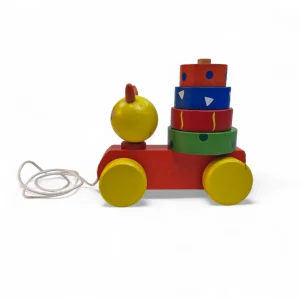 حلقه هوش چوبی چرخدار حیوانات کد WD6387