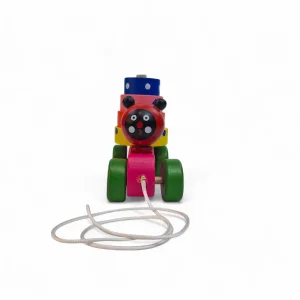 حلقه هوش چوبی چرخدار حیوانات کد WD6387