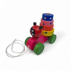 حلقه هوش چوبی چرخدار حیوانات کد WD6387