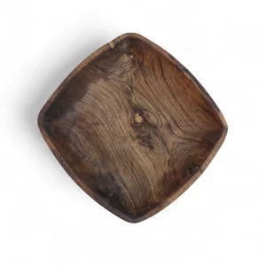 کاسه چوبی مربع  کد WD6311