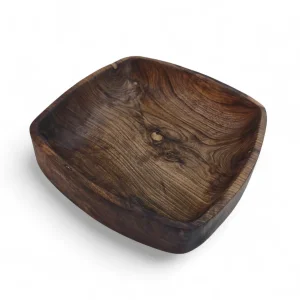 کاسه چوبی مربع  کد WD6311