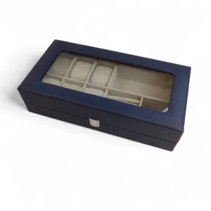 جعبه جواهر و ساعت چرمی آنیل  کد BC5510