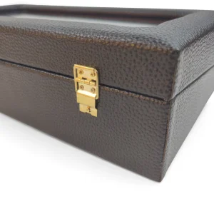 جعبه جواهر و ساعت چرمی آنیل  کد BC5510