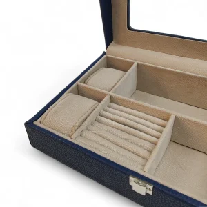 جعبه نظم دهنده جواهر و ساعت چرمی  والترا   کد BC5511