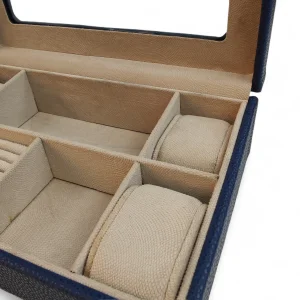 جعبه نظم دهنده جواهر و ساعت چرمی  والترا   کد BC5511