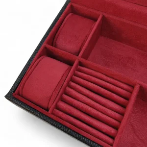 جعبه نظم دهنده جواهر و ساعت چرمی  والترا   کد BC5511