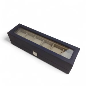 جعبه ساعت 6 تایی چرمی ونوس  کد BC5512