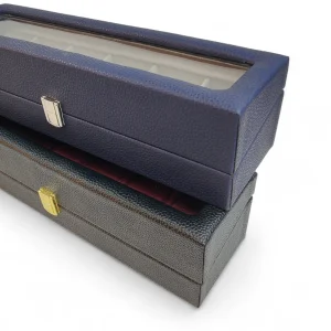 جعبه ساعت 6 تایی چرمی ونوس  کد BC5512