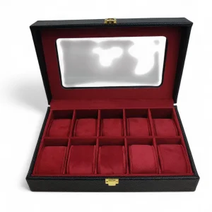 جعبه نظم دهنده ساعت چرمی کد BC5513