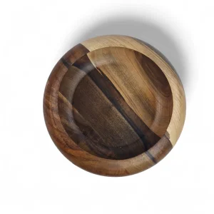 کاسه چوبی پایه دار میوه  کد WD6199