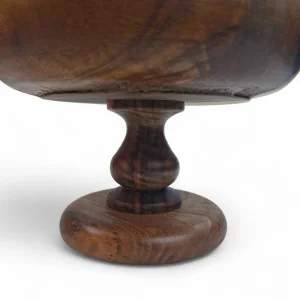 کاسه چوبی پایه دار میوه  کد WD6199