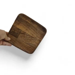 بشقاب چوبی مربع کد WD5518