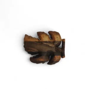 اردوخوری طرح برگ انگور رگه دار چوبی کد WD5677