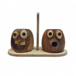 نمکدان و فلفل پاش طرح ایموجی با استند کد WD6290