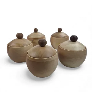 قندان چوبی ساده کد WD6376