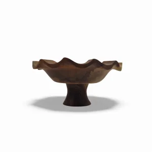 میوه خوری چوبی دفرمه پایه دار کد WD6406