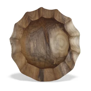 میوه خوری چوبی دفرمه پایه دار کد WD6406