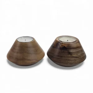 شمعدان وارمر چوبی دوکی  کد WD6411