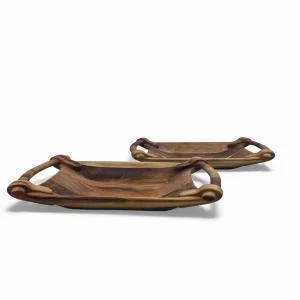 میوه خوری چوبی دسته دار  کد WD6421