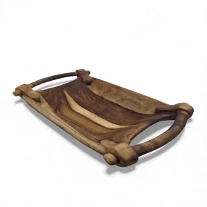 میوه خوری چوبی دسته دار  کد WD6421