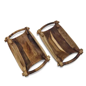 میوه خوری چوبی دسته دار  کد WD6421