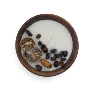 پیاله شمع چوبی  کد WD6450