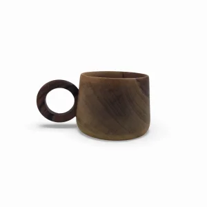 فنجان چوبی دسته دار  کد WD6444