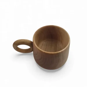 فنجان چوبی دسته دار  کد WD6444