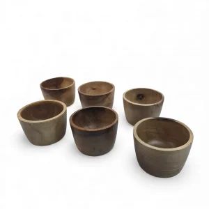 پیاله چوبی گرد کد WD6442