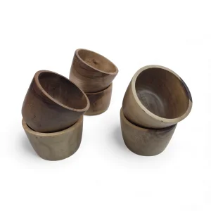 پیاله چوبی گرد کد WD6442