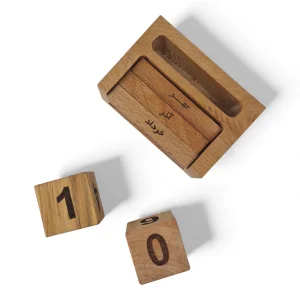 تقویم رومیزی چوبی اسپیکر دار کد WD6453