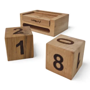 تقویم رومیزی چوبی اسپیکر دار کد WD6453