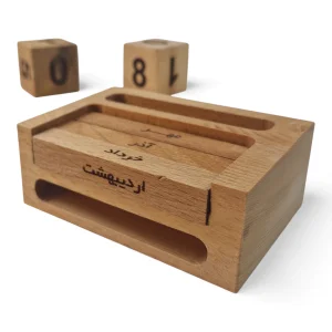 تقویم رومیزی چوبی اسپیکر دار کد WD6453