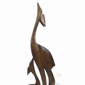 مجسمه چوبی غزال جفت کد WD6457