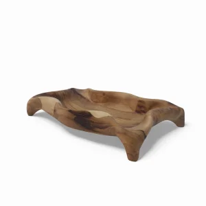 میوه خوری چوبی دفرمه پایه دار کد WD6463