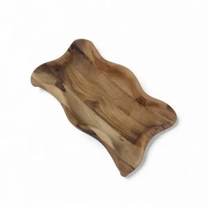 میوه خوری چوبی دفرمه پایه دار کد WD6463