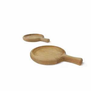 زیر لیوانی چوبی راکتی گرد کد WD6465