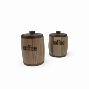 بانکه قهوه چوبی کد WD6467